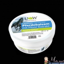 Лошадиный бальзам с экстрактом грязи Мёртвого моря «UM NaturCosmetic» (UW Horse balm with mud extract) – 500 мг.