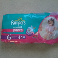 Подгузники (трусики) PAMPERS Active girl Extra large (16+кг.) №6